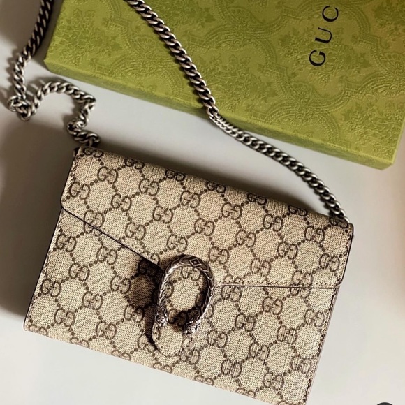 gucci dionysus chain on wallet - gucci small dionysus - gucci dionysus crossbody - Picture 6 of 13
